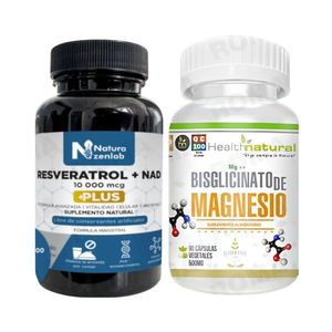 RESVERATROL + NAD + BISGLICINATO DE MAGNESIO HEALTHNATURAL