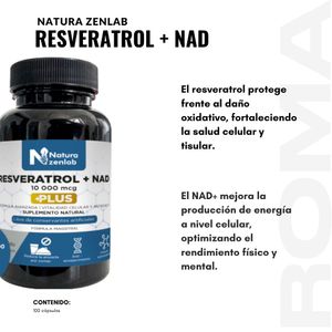 RESVERATROL + NAD + BISGLICINATO DE MAGNESIO HEALTHNATURAL