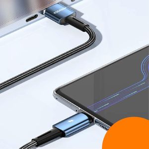 Cable de Carga Rápida 1M Essager 120W de USB A-USB C color azul