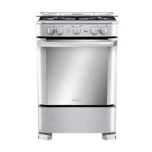 Cocina a gas Mabe CMP6060FX1 24" 4 hornillas Inox