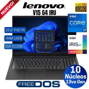 Laptop Lenovo V15 G4 IRU 15.6"  FHD TN, Core i7-1355U, Ram 16GB, Ssd 512GB, Free Dos