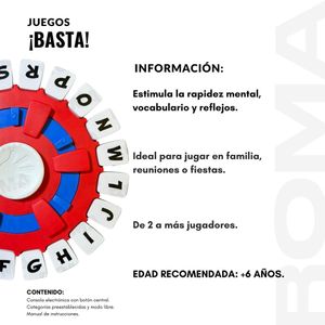 PACK 2 ¡BASTA! - JUEGO DE MESA