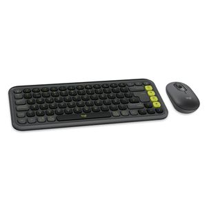 Kit Logitech POP ICON Teclado Y Mouse Combo Wireless Negro 920-013052