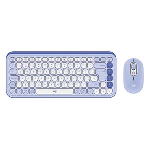 Kit Logitech POP ICON Teclado Y Mouse Combo Wireless Lila - 920-013054