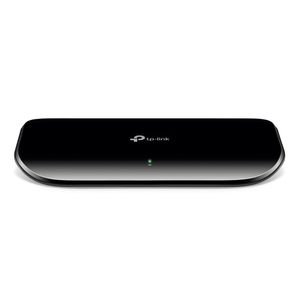 Switch TP-Link LS1008 LiteWave, 8 puertos Ethernet 10/100 Mbps, diseño compacto, plug and play, auto MDI/MDIX, transmisión estable, blanco