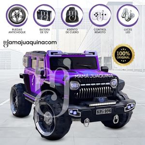 Carro a Batería para Niño «TITAN» Licensed Purple