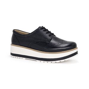 Zapatos Oxford  Mujer Cuero Par&ss   PA25Q2-528X4 Negro