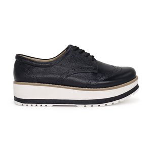 Zapatos Oxford  Mujer Cuero Par&ss   PA25Q2-528X4 Negro