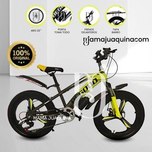 Bicicleta Deportiva para Niños Aro 20 «BEGOOD» Yellow