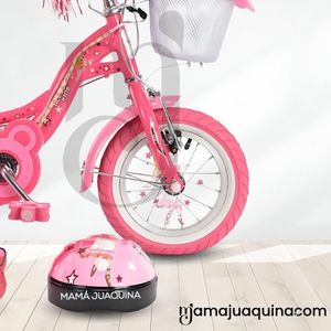 Bicicleta Campera con Canasta Aro 12 «DRIZE» Pink