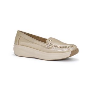 Mocasines Casual Mujer Cuero Par&ss  PA25Q2-530X4 Dorado