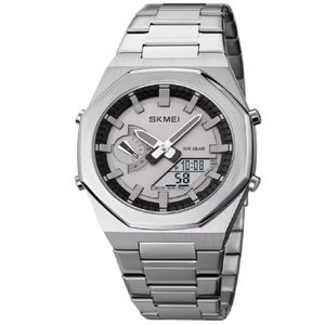 Reloj Skmei 1816 Negro Analogico Digital Hora Mundial