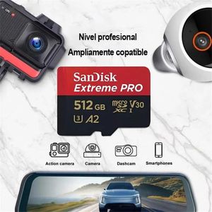 Tarjeta de memoria micro SD Sandisk extreme pro 512 GB