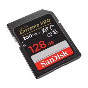 Memoria SD SANDISK EXTREME PRO 128GB de 200mbs