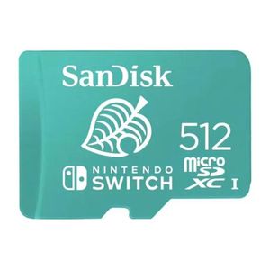 Memoria MICRO SD 512 GB NINTENDO SWITCH SANDISK