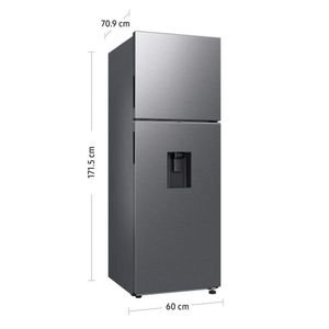 Refrigeradora Samsung Top Mount 341Lt RT35DG5720S9PE Silver.