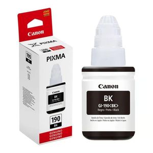 BOTELLA DE TINTA NEGRO CANON GI-190BK