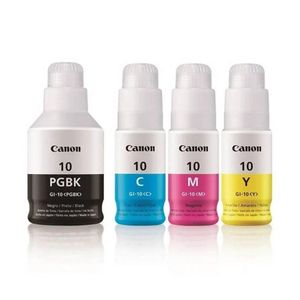 KIT 4 BOTELLAS TINTA CANON GI-10