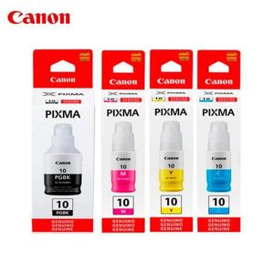 KIT 4 BOTELLAS TINTA CANON GI-10