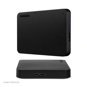 Disco Duro Externo Toshiba Canvio Basics 2TB - Negro Mate - Portátil