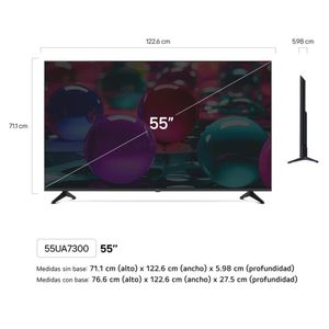 Televisor LG 55 Smart UHD 4K Thinq Ai 55UA7300PSB + Soundbar HW B400F