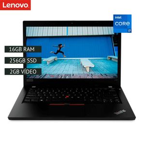 Laptop Reacondicionada ThinkPad L490 - Core i7 - 8GB RAM - 256GB SSD - 2GB VIDEO
