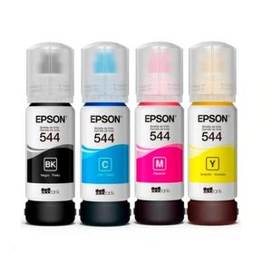 KIT Tinta Epson T544 color 4 colores, l1110, l3110, l3150, l5190