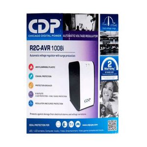 ESTABILIZADOR CDP R2C-AVR1008I 1000VA/500W 8 SALIDAS R2C-AVR