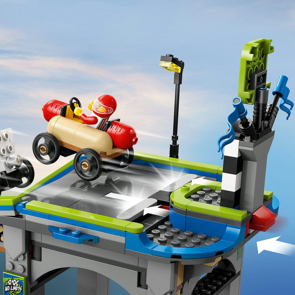 LEGO 60460 Sin Límites: Rampa de Aceleración para Coches de Carreras ...
