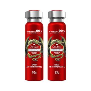 Pack Desodorante en Aerosol OLD SPICE Dragonblast Frasco 93g Paquete 2un