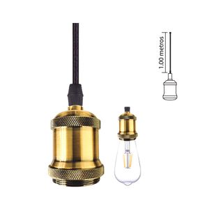 Socket Colgante Decorativo Vintage Bronce OP-6550-AB OPALUX