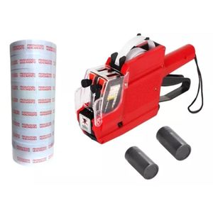 Etiquetadora Mx 6600 de 2 Lineas 10 Digitos Más 5000 Etiquetas con 2 Tintes de Repuesto