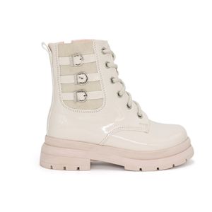 Botines Niña Cuero PAR&SS KIDS MV25Q3-KORI MARFIL