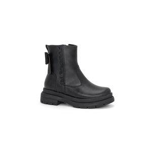 Botines Niña Cuero PAR&SS KIDS MV25Q3-ISA NEGRO