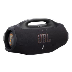 Parlante bluetooth JBL Boombox 4 portátil, potencia 210W, resistente al agua IP68, hasta 34 horas de reproducción, negro