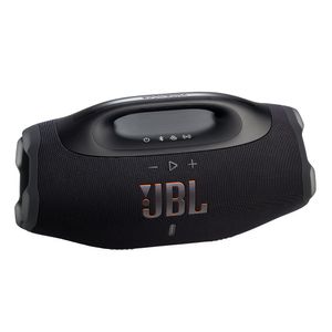 Parlante bluetooth JBL Boombox 4 portátil, potencia 210W, resistente al agua IP68, hasta 34 horas de reproducción, negro