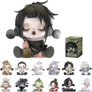 POP MART SKULLPANDA - Figuras de la serie The Ink Plum Blossom