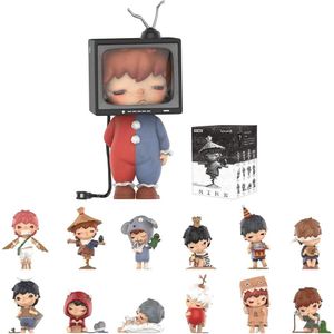 POP MART Hirono figuras Mime en caja ciega, coleccionables y decorativas