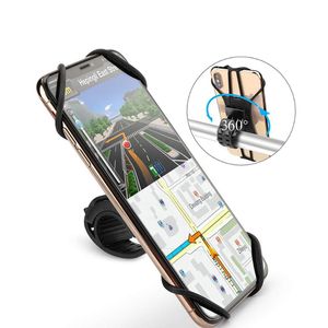 Soporte Universal de bicicleta para celular SH-BICPH silicona Negro