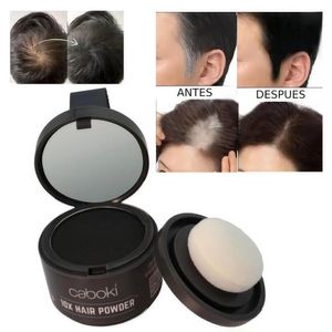 Polvo Cubre Canas, Rellena Espacios Sin Cabello Negro