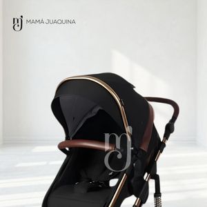 Coche Moisés Con Portabebé «MARQUILIA» Negro