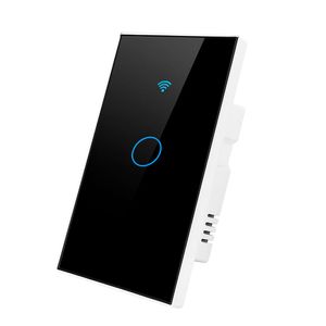 Interruptor de Pared WiFi  1 Toma - Sin Neutro - Incluye Capacitor - Alexa y Google