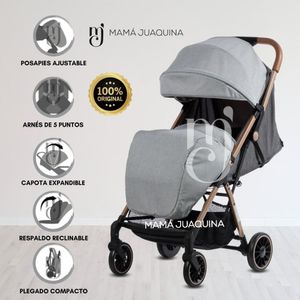 Coche Maleta para Bebé «SAFFE» De Fácil Plegado Gris