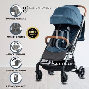 Coche Maleta para Bebé «SAFFE» De Fácil Plegado Azul