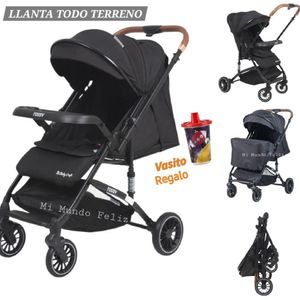 Coche Cuna para Bebe Mango Reversible Bandeja Ross Negro