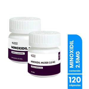 Minoxidil Mujer 2,5 mg - 60 caps Dermo Sumak 2 Und