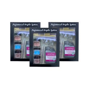 Mystyle Kit Principiante De Acrilico 3 Unid