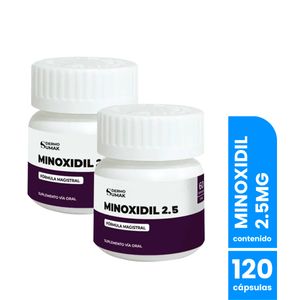 Minoxidil 2,5mg 60 capsulas - Dermo Sumak 2 Und