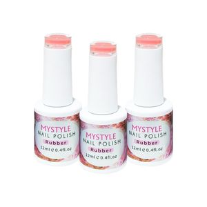 Mystyle Esmalte Rubber 12ml 3 Unid