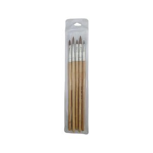 Mystyle Set Pinceles De Madera Para Acrilico